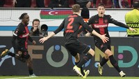 Leverkusen masih akan mengarungi lima laga di Liga Europa untuk bisa jadi juara. Di perempatfinal kini, mereka harus bisa lewati tantangan dari West Ham (AP)