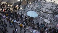 Begini Suasana Pasar Ramadan di Rafah Gaza