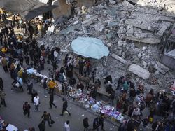 Begini Suasana Pasar Ramadan di Rafah Gaza