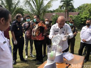 BNN Musnahkan Sabu Milik Napi Lapas di Sumbar