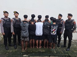 10 Gangster All Star Ditangkap Saat Hendak Tawuran di Bulak Sari Surabaya