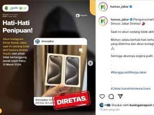 Waspada! Akun Instagram Dinsos Jabar Diretas, Bagikan Hadiah Palsu Waspada! Akun Instagram Dinsos Jabar Diretas, Bagikan Hadiah Palsu
