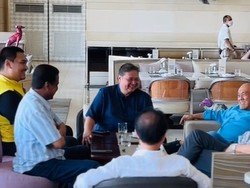 Luhut, Ical, hingga Airlangga Ngobrol Seru di Bali, Ada Menpora Dito