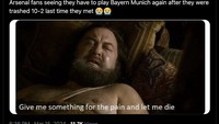 Ada luka lama di balik hasil drawing perempatfinal Liga Champions, ketika Arsenal jumpa dengan Bayern. Foto: dok. Internet/X (Twitter)