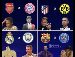 Nah, hasil drawing perempatfinal Liga Champions ngeri-ngeri sedap juga kan! Foto: dok. Internet/X (Twitter)