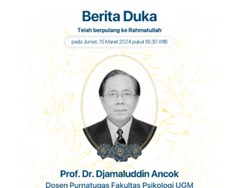 Profil Djamaludin Ancok, Mantan Guru Besar Psikologi UGM yang Meninggal Dunia