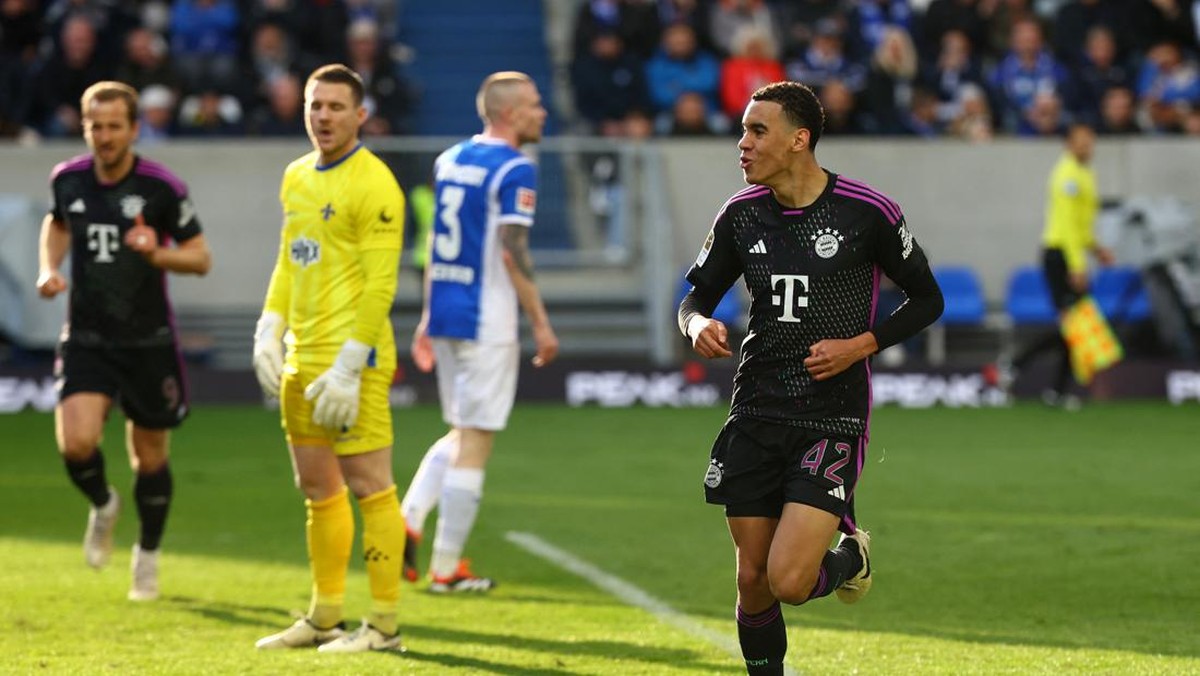 Hasil Liga Jerman antara Darmstadt vs Bayern Munich. (Foto: REUTERS/Kai Pfaffenbach)