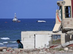 AS Mulai Bangun Dermaga Bantuan Kemanusiaan di Lepas Pantai Gaza