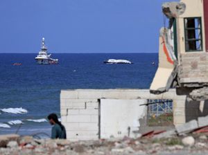 AS Mulai Bangun Dermaga Bantuan Kemanusiaan di Lepas Pantai Gaza AS Mulai Bangun Dermaga Bantuan Kemanusiaan di Lepas Pantai Gaza