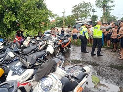 250 Sepeda Motor Diamankan Saat Balap Liar di Sidoarjo