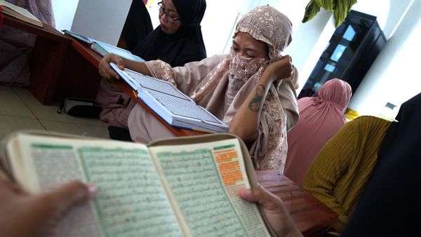Patuh Dicontoh, Warga Binaan Lapas Kendari Tadarus Al-Quran