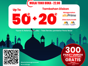 Lagi Libur, Yuk ke Transmart Full Day Sale! Diskonnya Melimpah 50% + 20%