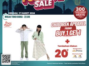 Beli Baju Lebaran Anak di Transmart Full Day Sale Aja! Diskon Melimpah