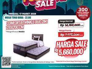 Beli Tempat Tidur 2 in 1 di Transmart Full Day Sale, Harga Ramah di Kantong