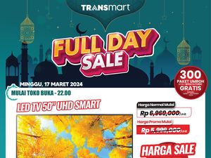 Besok ke Transmart Full Day Sale, Smart TV 65 Inch Rp 7 Jutaan