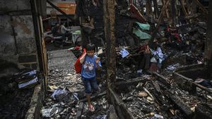 75 Petak Kontrakan-20 Rumah di Palmerah Ludes Terbakar