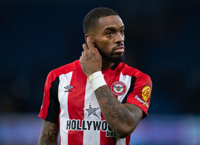 MANCHESTER, ENGLAND - FEBRUARY 20: Ivan Toney of Brentford after the Premier League match between Manchester City and Brentford FC at Etihad Stadium on February 20, 2024 in Manchester, England. (Photo by Visionhaus/Getty Images)