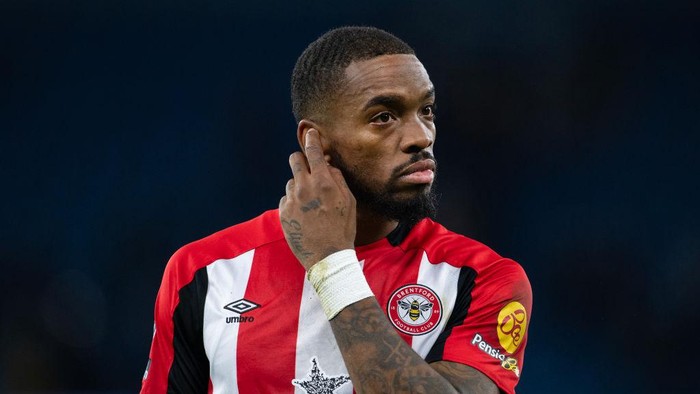 MANCHESTER, ENGLAND - FEBRUARY 20: Ivan Toney of Brentford after the Premier League match between Manchester City and Brentford FC at Etihad Stadium on February 20, 2024 in Manchester, England. (Photo by Visionhaus/Getty Images)