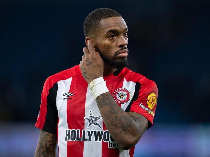 MANCHESTER, ENGLAND - FEBRUARY 20: Ivan Toney of Brentford after the Premier League match between Manchester City and Brentford FC at Etihad Stadium on February 20, 2024 in Manchester, England. (Photo by Visionhaus/Getty Images)