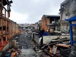 Penampakan Terkini 75 Petak Kontrakan-20 Rumah Ludes Terbakar di Jakbar