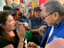 Zulhas Sidak ke ITC Mangga Dua, Pedagang Curhat Belum Ada Penglaris