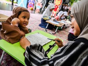 Potret Pesantren Kilat untuk Perdalam Agama di RPTRA Malinjo