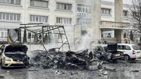 Serangan Drone dan Roket Ukraina Hantam Rusia Saat Pilpres