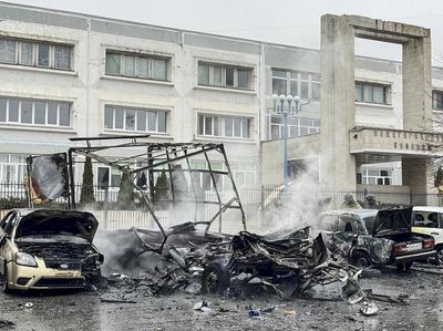 Serangan Drone dan Roket Ukraina Hantam Rusia Saat Pilpres