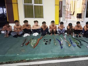 Hendak Perang Sarung, 22 Pelajar di Pangkalpinang Ditangkap Polisi Hendak Perang Sarung, 22 Pelajar di Pangkalpinang Ditangkap Polisi