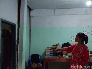 Muncul Tanah Gerak Rusak Rumah hingga Sekolah di Kota Batu Muncul Tanah Gerak Rusak Rumah hingga Sekolah di Kota Batu