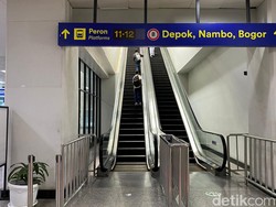 Sempat Mati, Eskalator dan Lift di Stasiun Manggarai Sudah Berfungsi Lagi