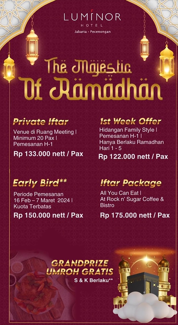 Luminor Hotel Pecenongan/Foto: Instagram @luminorhotelpecenongan