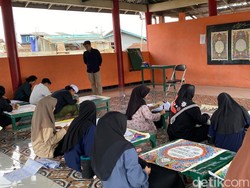 Mengintip Kegiatan Santri di Ponpes Kaligrafi Al-Quran Sukabumi