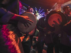 Keseruan Festival Arakan Sahur di Jambi Keseruan Festival Arakan Sahur di Jambi