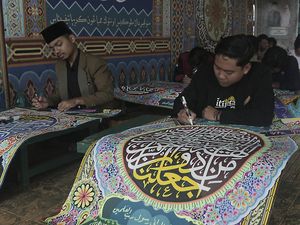 Potret Aktivitas Pesantren Kaligrafi Al-Quran di Sukabumi