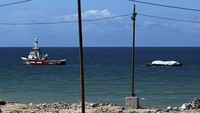 Potret Kapal Pertama yang Masuk Gaza via Laut, Bawa 200 Ton Bantuan