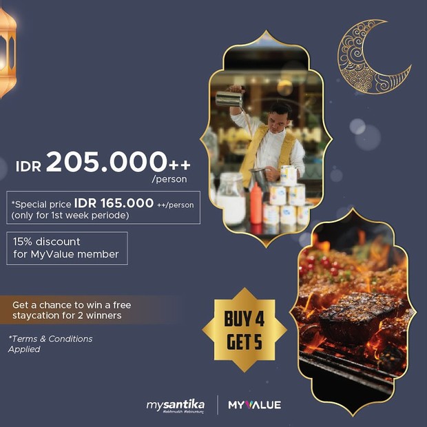 Santika Premiere Hayam Wuruk/Foto: Instagram @santikapremierehayamwuruk