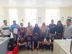 8 Pria di Pangkalpinang Tertangkap Simpan Tembakau Sintetis, 3 Pelajar