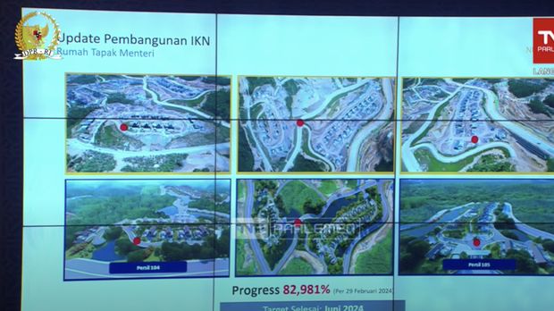 Update pembangunan Ibu Kota Nusantara (IKN). (YouTube/DPR RI)