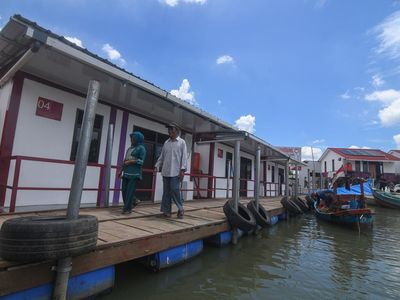 Begini Wujud Rumah Apung dan Rumah Panggung di Utara Jakarta