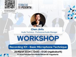 Ada Workshop Teknik Audio Gratis di ISI Jogja, Dab! Ini Cara Daftarnya