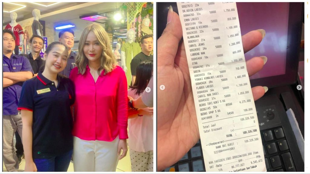Unggahan bill Belanja Inul Daratista
