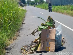 Jalur Mudik Alternatif Klaten-Sukoharjo Rusak, Ada yang Ditanami Pohon Pisang