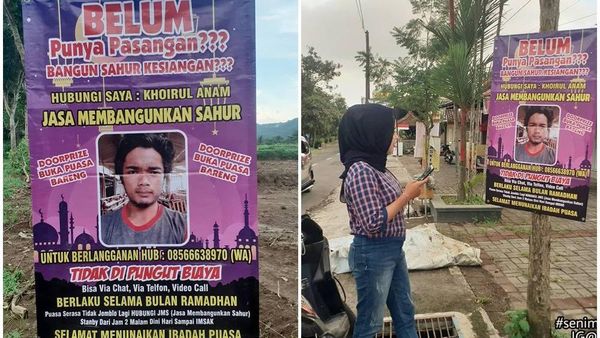 Jasa Bangunin Sahurnya Kakak, Kali Aja Butuh