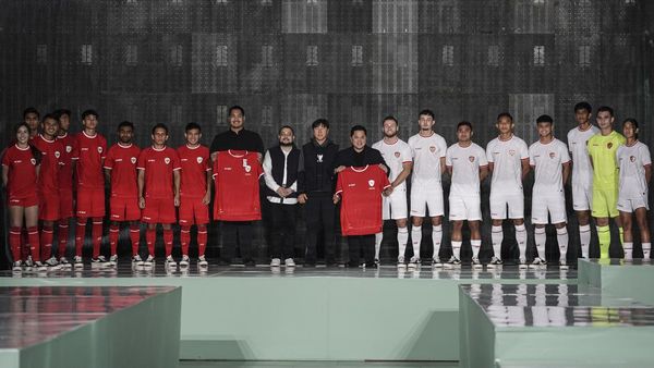 Lihat Lagi Momen Peluncuran Jersey Baru Timnas Indonesia