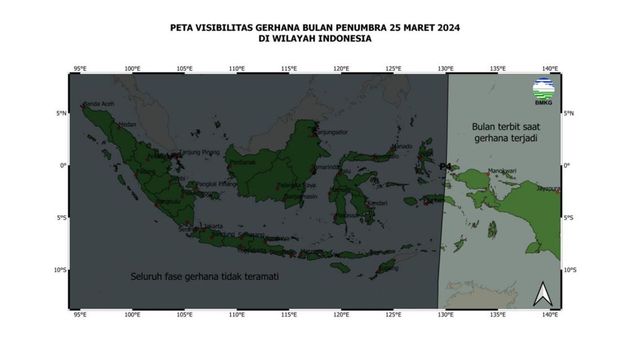 peta visibilitas gerhana bulan penumbra. dok bmkg