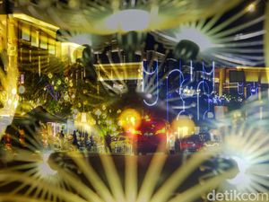 Warna-warni Tata Cahaya Hiasi Kawasan Komersil Sawangan Warna-warni Tata Cahaya Hiasi Kawasan Komersil Sawangan