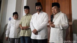 Anies-Cak Imin-Paloh Bukber di Rumah JK Jelang Pengumuman KPU