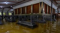 Banjir Rendam Kompleks Makam Sunan Kalijaga di Demak