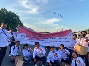 BEM Kristiani Berbagi Takjil dan Ajak Masyarakat Bersatu untuk Indonesia Maju